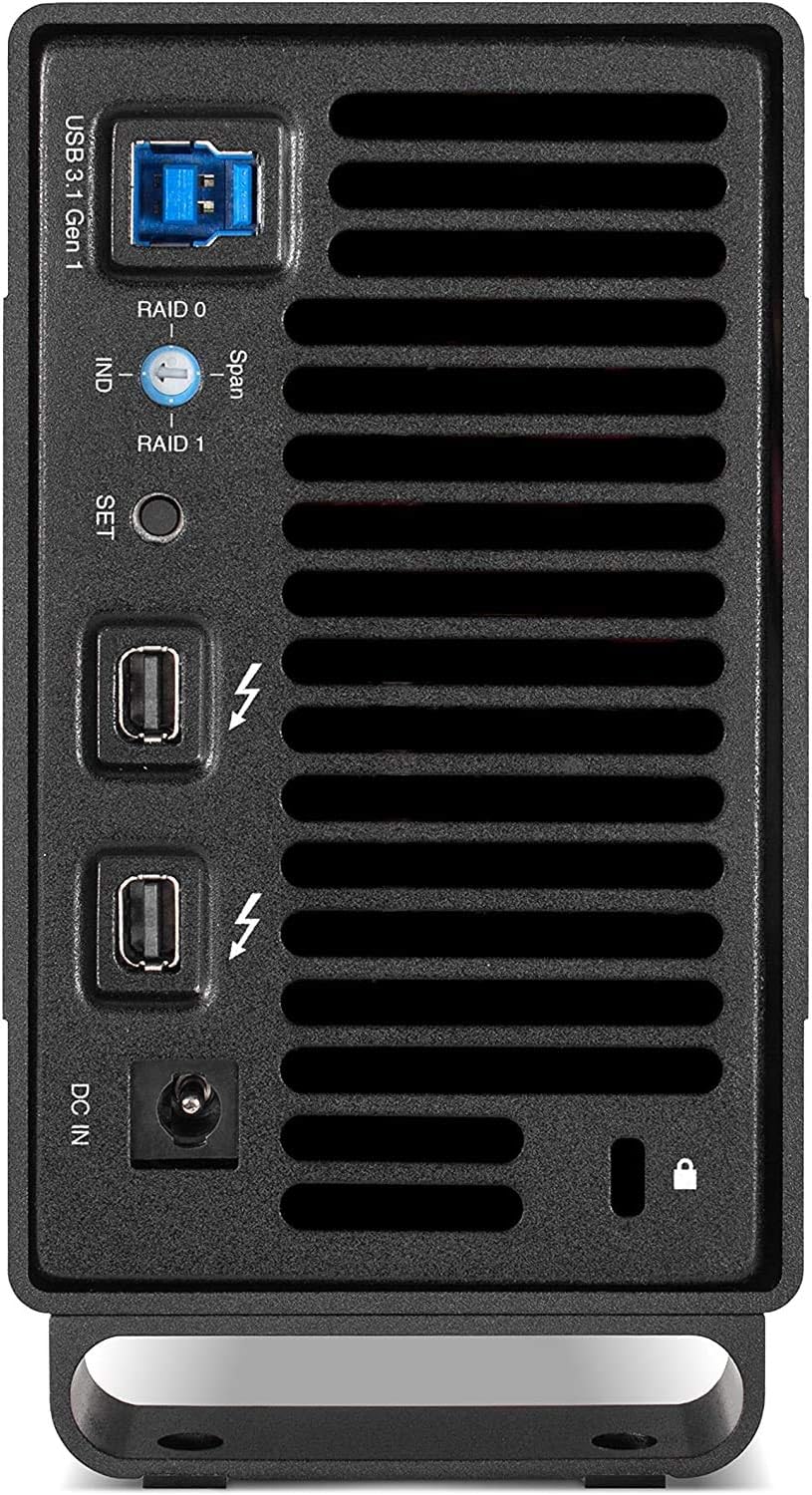 4TB Dual Thunderbolt 2/USB3 Raid Solution Enclosure P68195