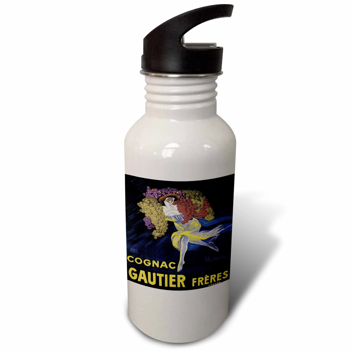 Cognac Sports Water Bottle 21 oz A1197