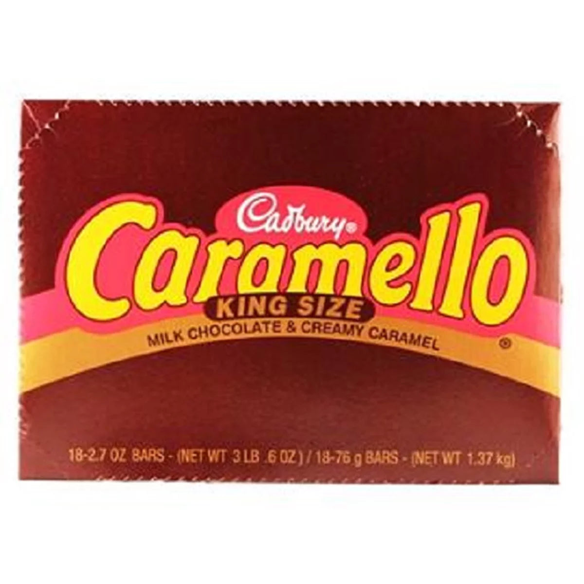 King Size Milk Chocolate & Creamy Caramel 18Ct/2.7Oz A2372
