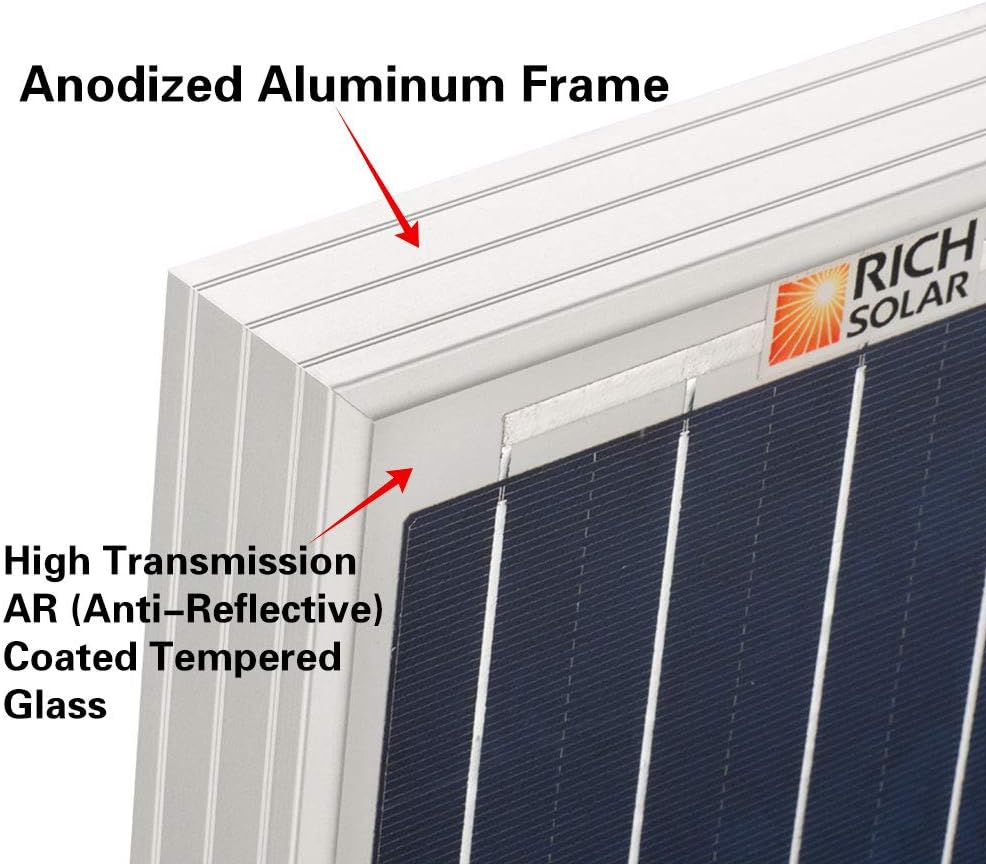 100 Watt 12 Volt Polycrystalline Solar Panel Y5999