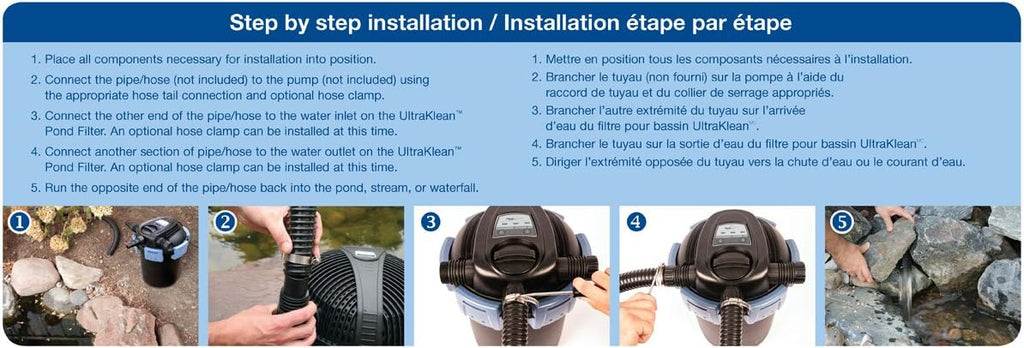 Biological Pressure Filter with 14 Watt UV Clarifier Sterilizer M522190