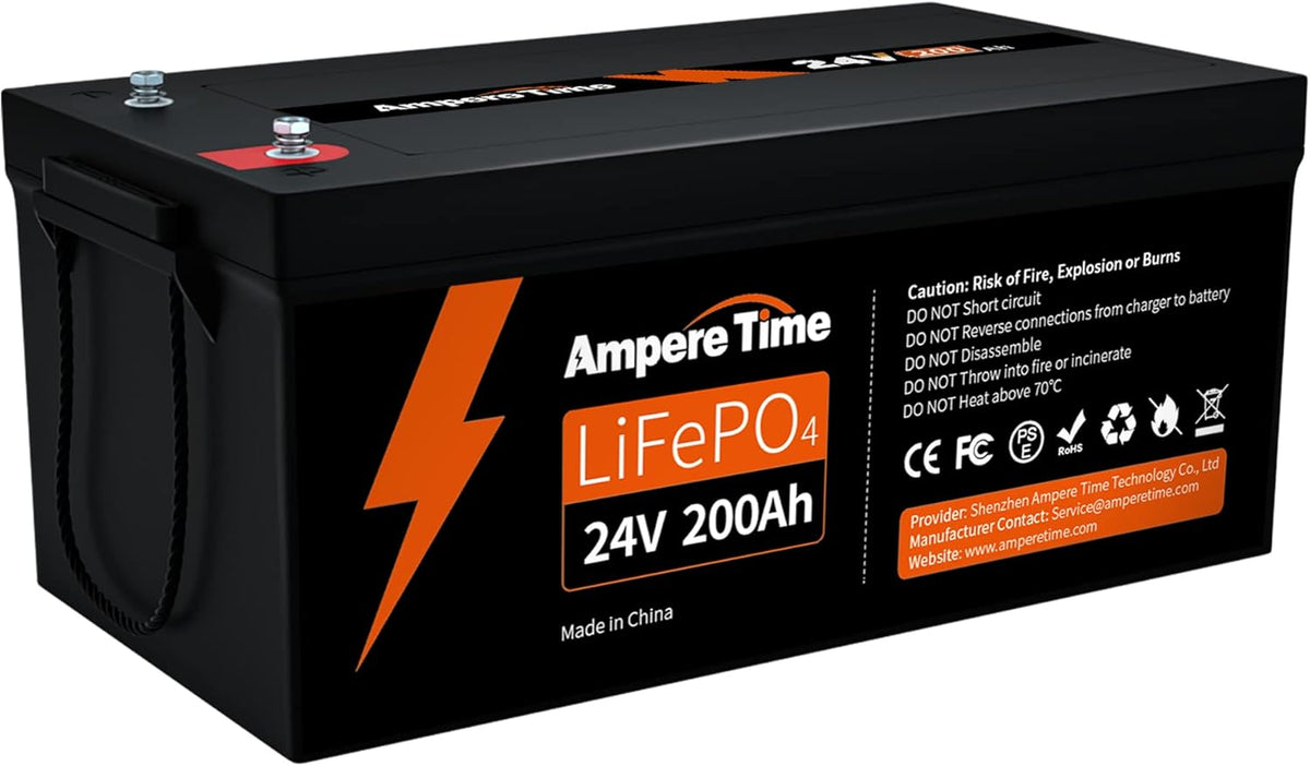 12V 400Ah Deep Cycle LiFePO4 Battery Pack with 250A BMS W284