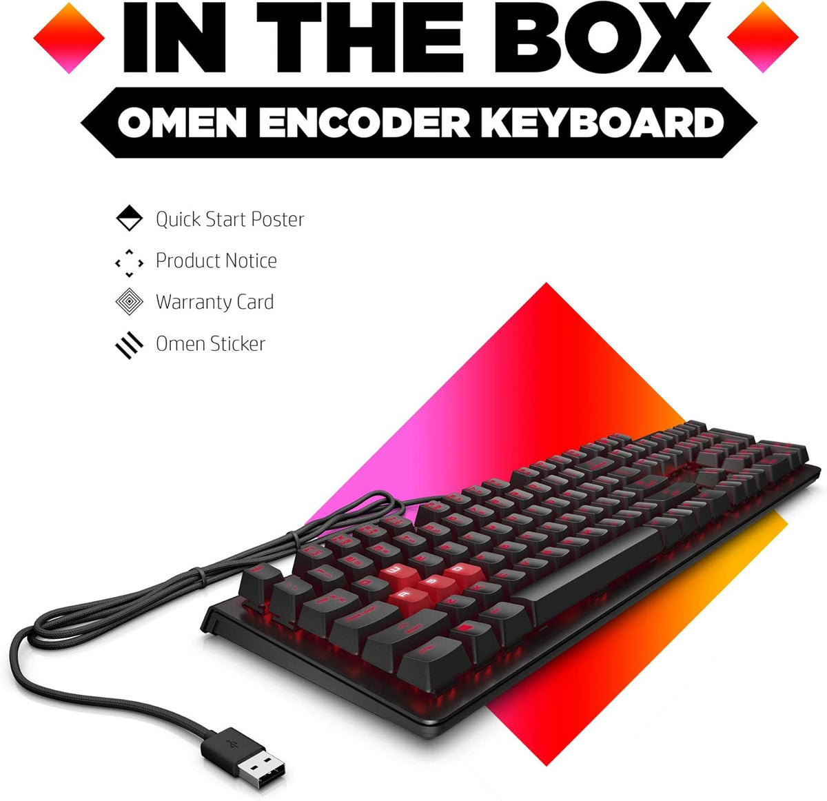 Customizable Mechanical Gaming Keyboard with Cherry MX Red Keys T339938