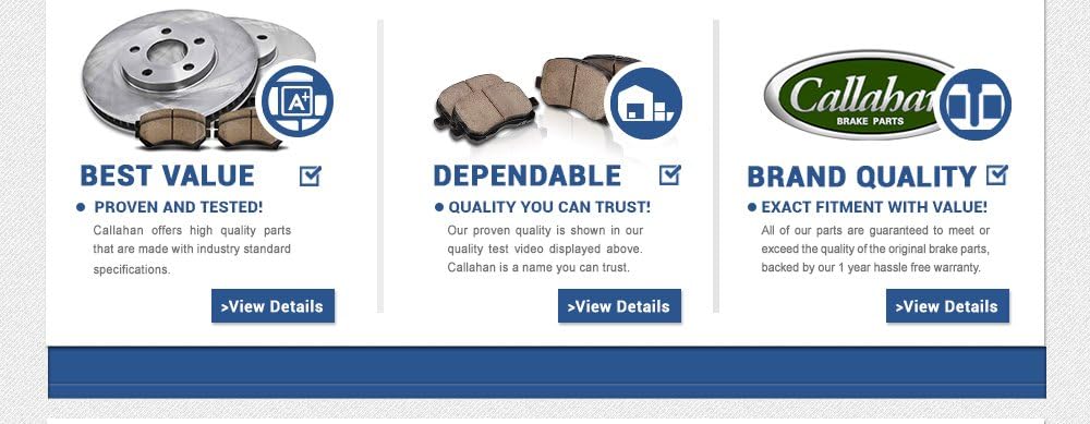 6 Lug Rotors + Metallic Brake Pads Z8334