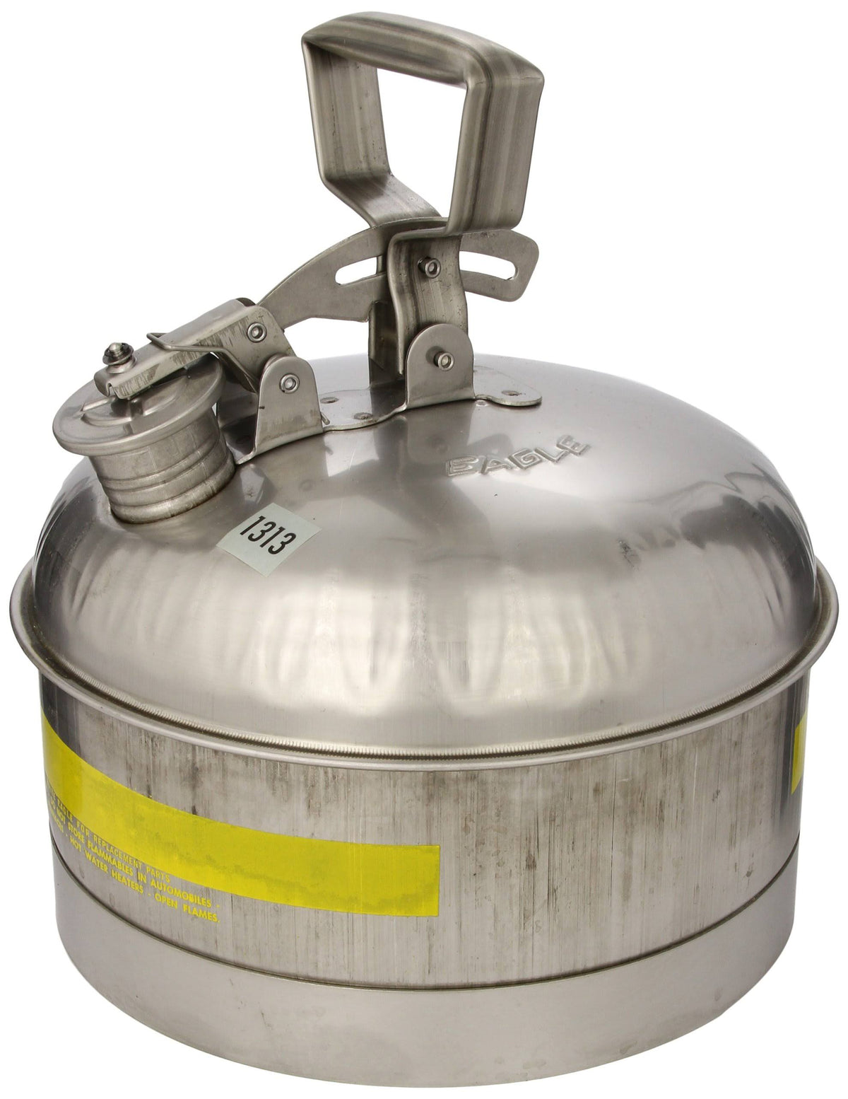 Stainless Steel Safety Can, 2 1/2 Gallon M64652