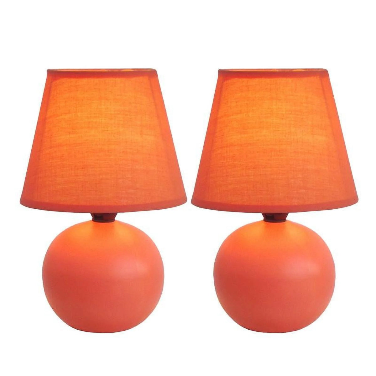 Mini Ceramic Globe Table Lamp 2 Pack I260884