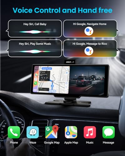 10'' Portable Apple Carplay Car Stereo Touch Screen K60563
