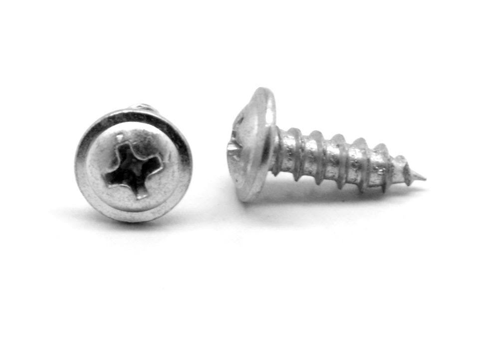 #6-20 x 3/4 Sheet Metal Screw Phillips Round Washer Head Zinc Plated O302323