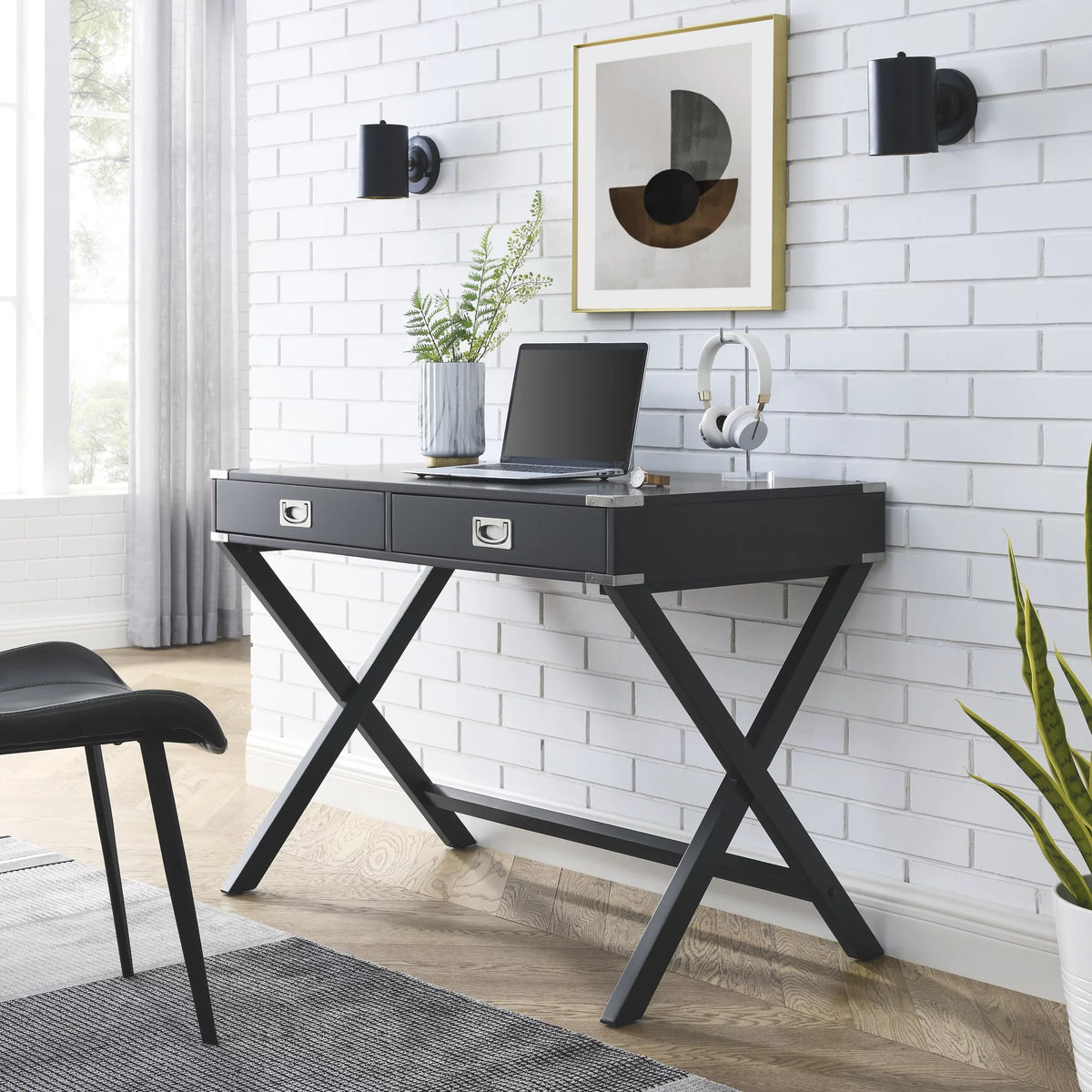 Computer Desk with Storage and Drawers B10577