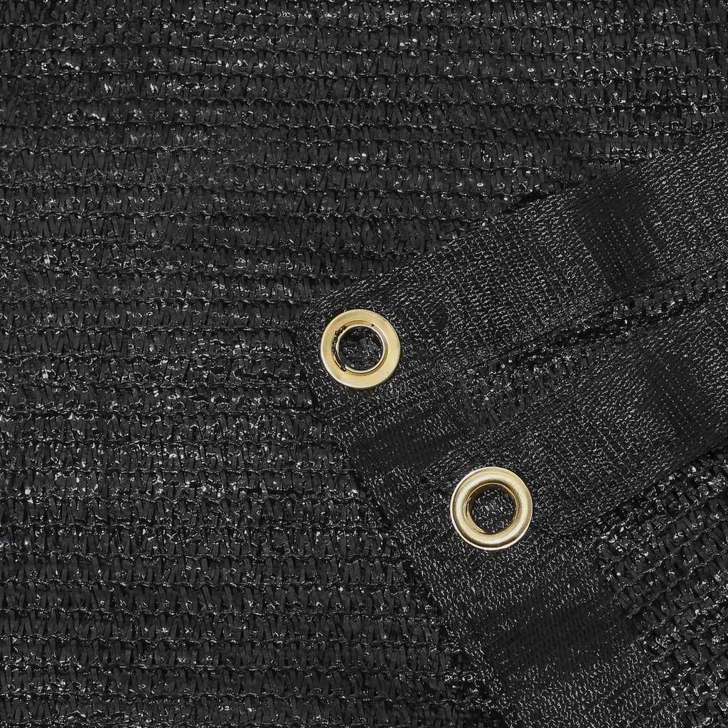 Black 10 ft x 20 ft Shade Cloth with Grommets I727