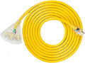 50 Ft Lighted Outdoor Extension Cord with 3 Outlets X204229