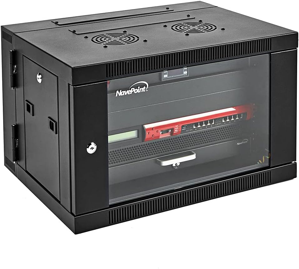 9U Wall-Mount Network Cabinet Enclosure Q483797