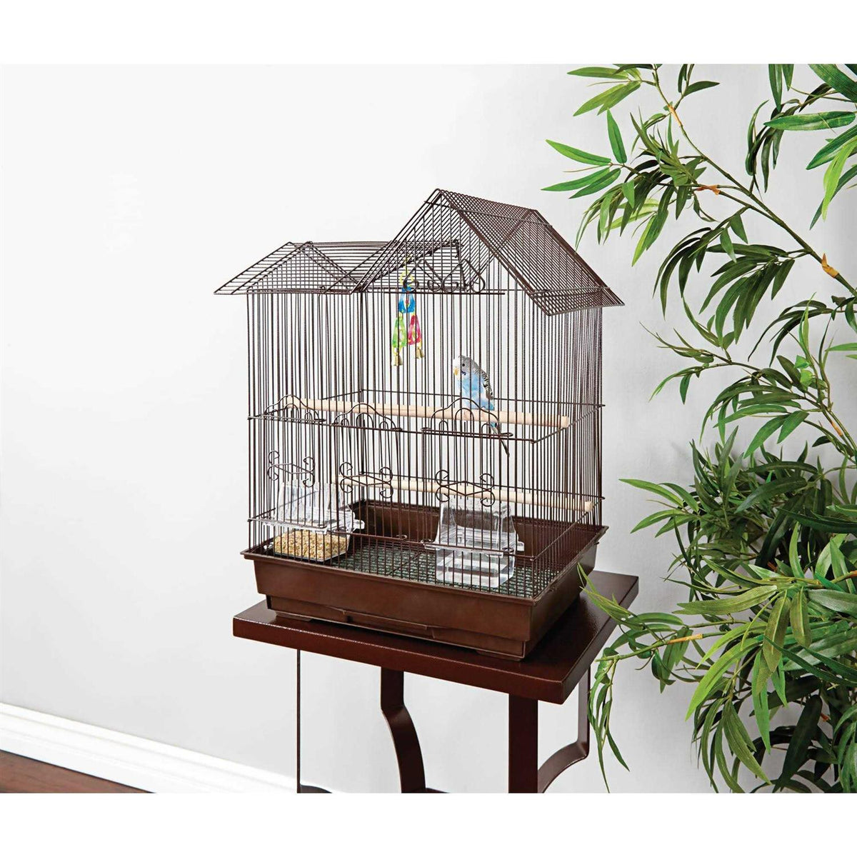 Parakeet Ranch House Cage T13836