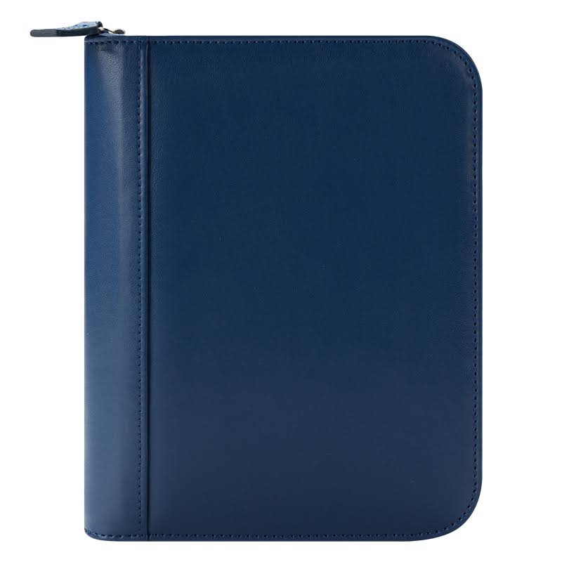 Compact Leather Zipper Binder M412632