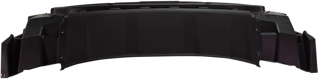 Painted Gray Front Bumper Reinforcement with Vent Hole E690617