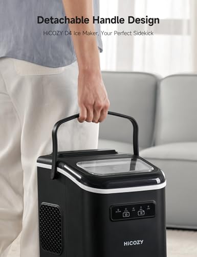 Black Countertop Ice Maker, 26 lbs/Day T56834