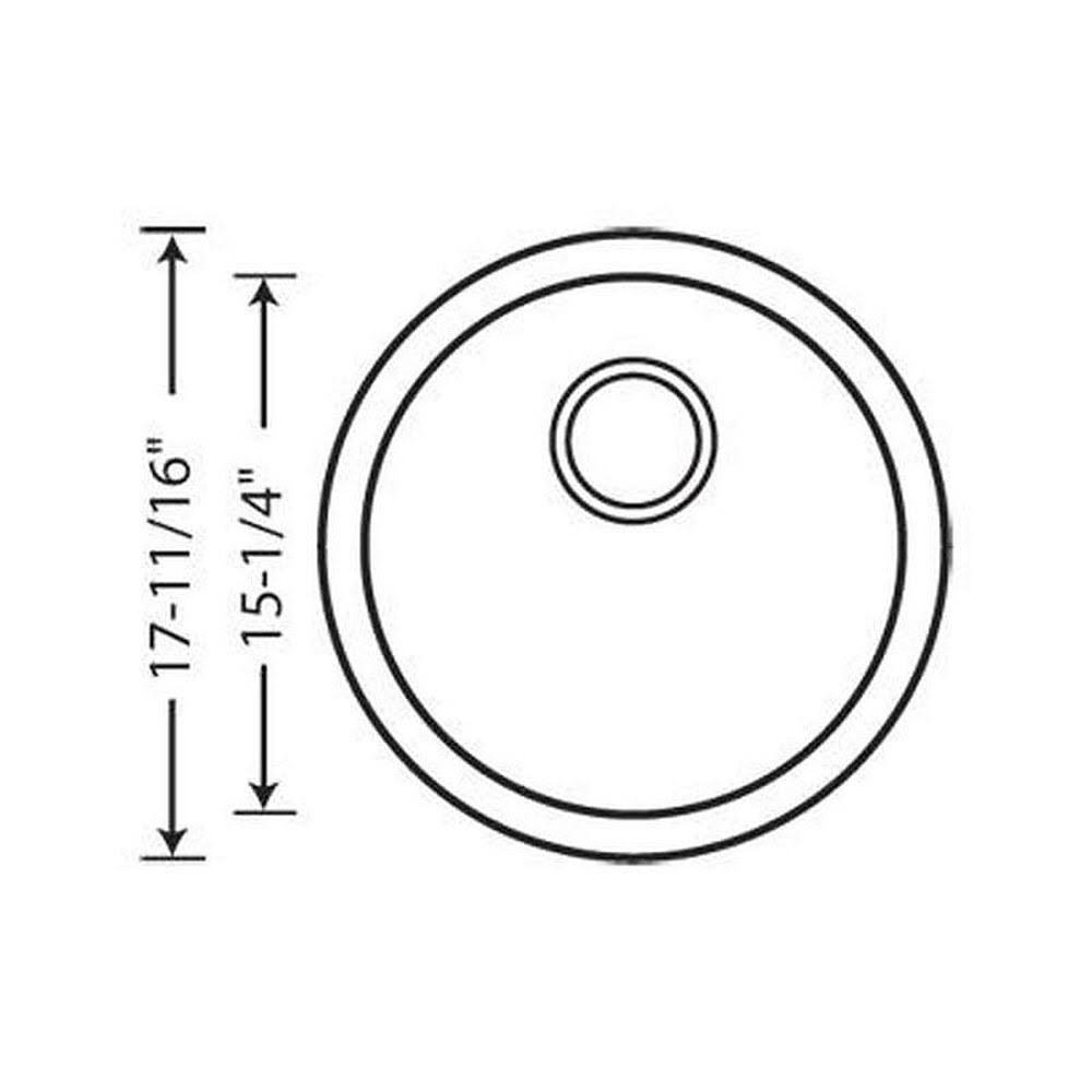 Cafe Brown Bar Sink W6376
