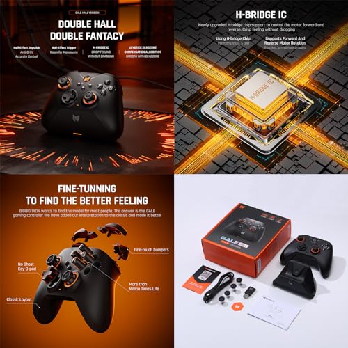 Wireless PC Controllers with Hall Joysticks & Triggers Y512515