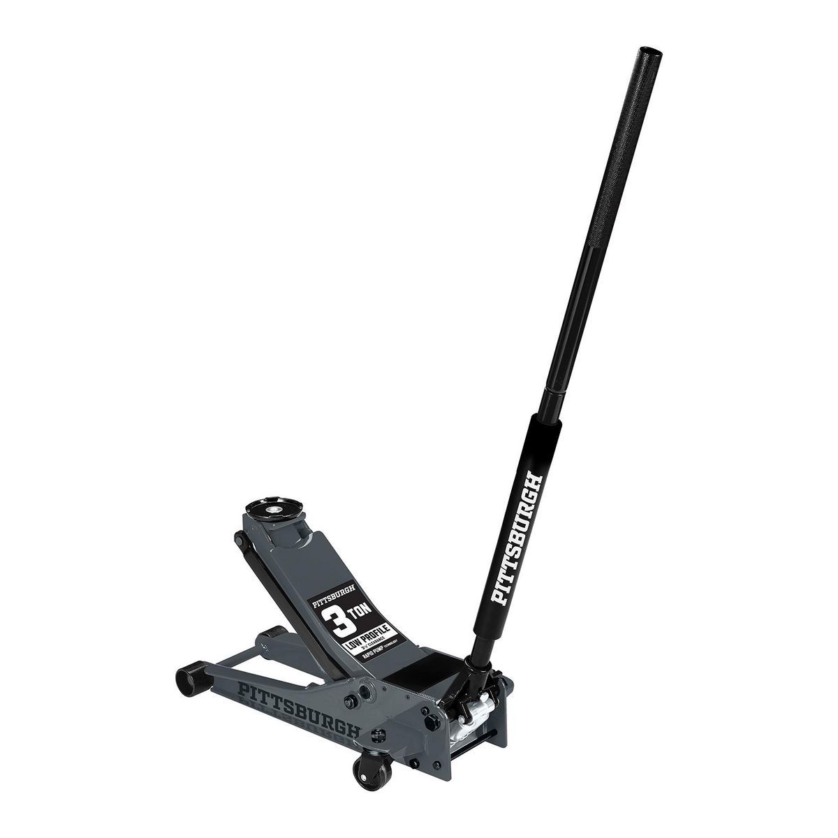 3 Ton Low-Profile Floor Jack with Rapid Pump, Slate Gray A32811