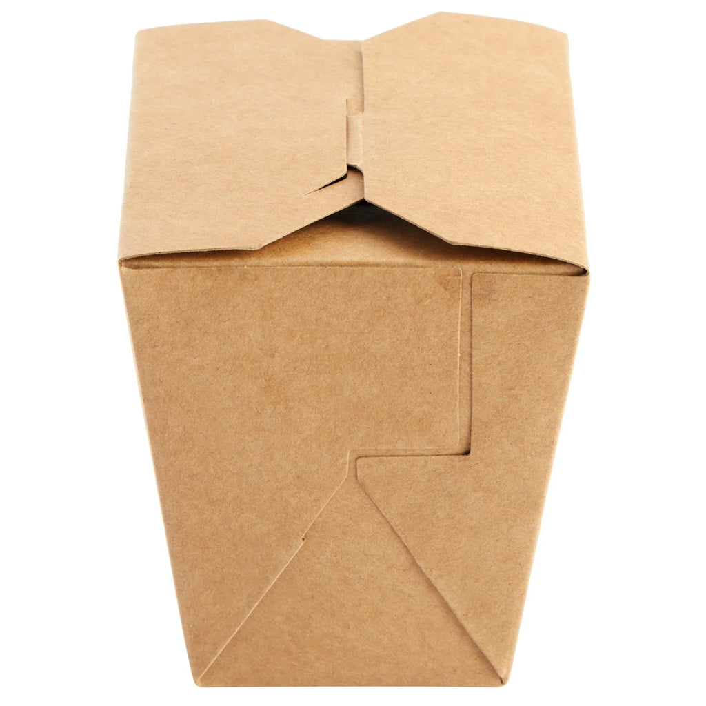 60 Pack 16oz Kraft Paper Take Out Food Containers W91534