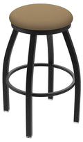 25-inch Swivel Counter Stool with Black Wrinkle Finish and Canter Sand Seat J313312