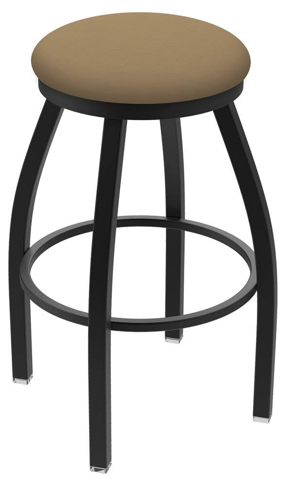 25-inch Swivel Counter Stool with Black Wrinkle Finish and Canter Sand Seat J313312