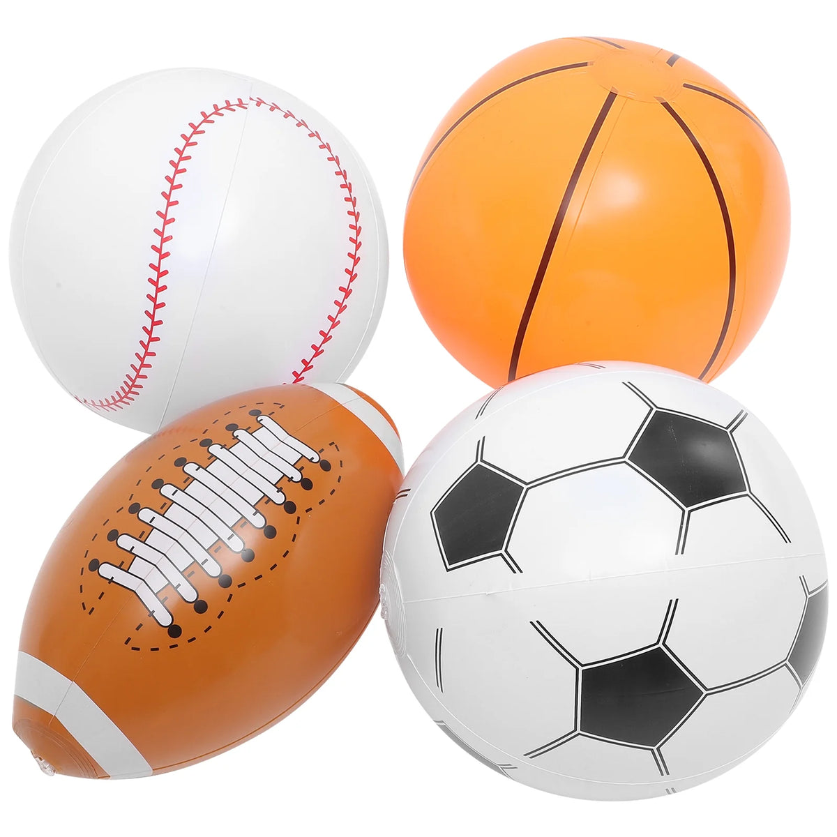 Inflatable Beach Ball Set of 4 Z22132