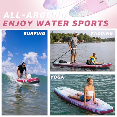 10.6' Inflatable Stand Up Paddle Board with Non-Slip Deck T3982