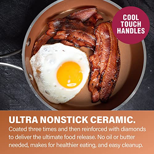 10” Nonstick Fry Pan with Lid J4085