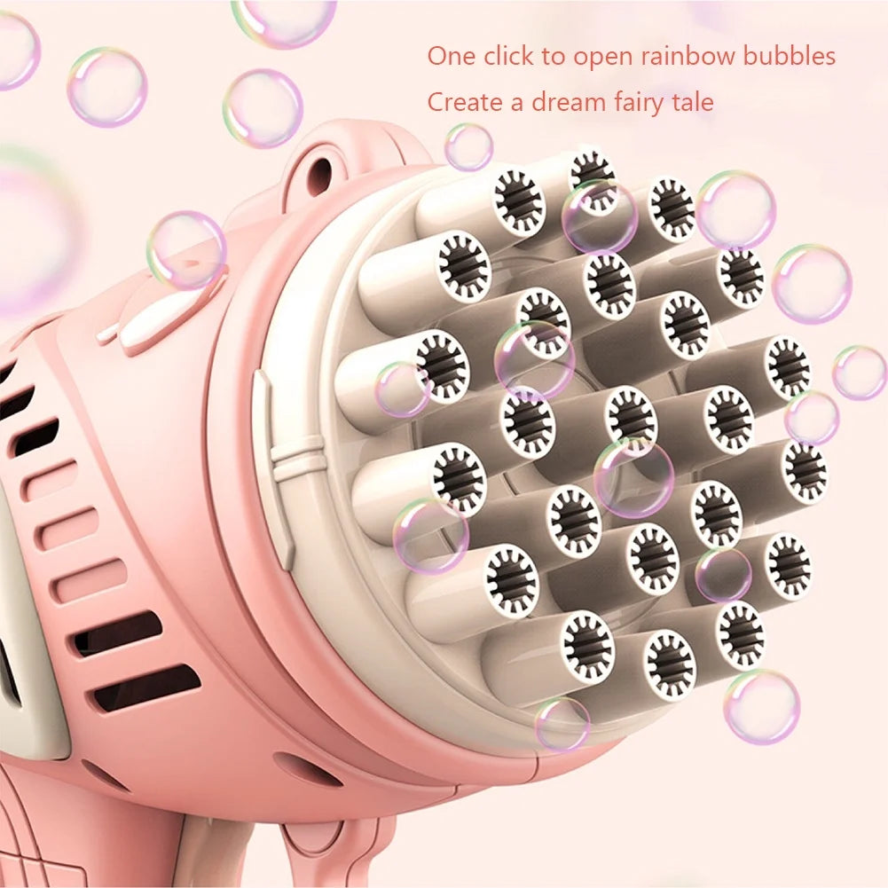 23 Holes Bubble Machine Bubble Blower Maker Toy D94181