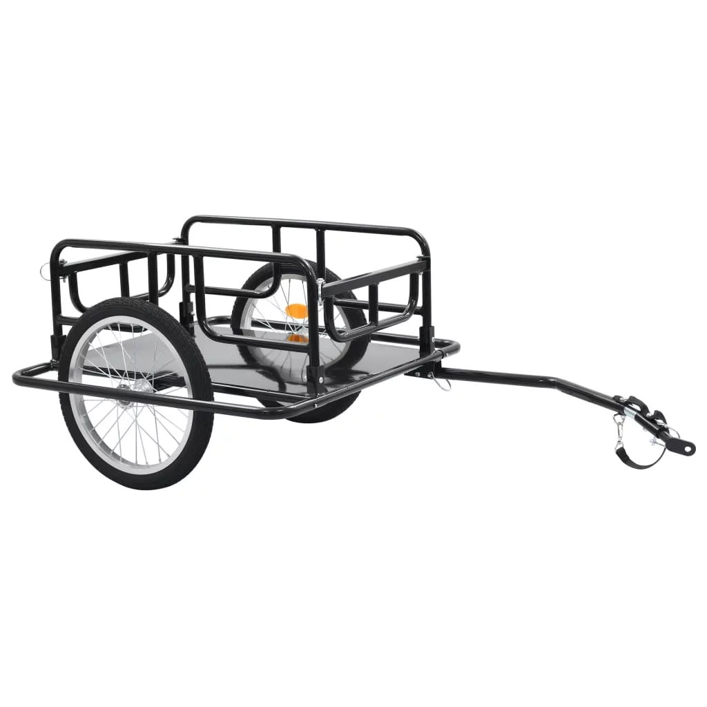 Bike Cargo Trailer Steel Black G2063