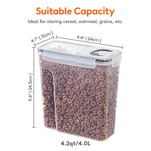 5.5L 4pcs Airtight Food Storage Canister Sets with Flip-Top Lids P31055