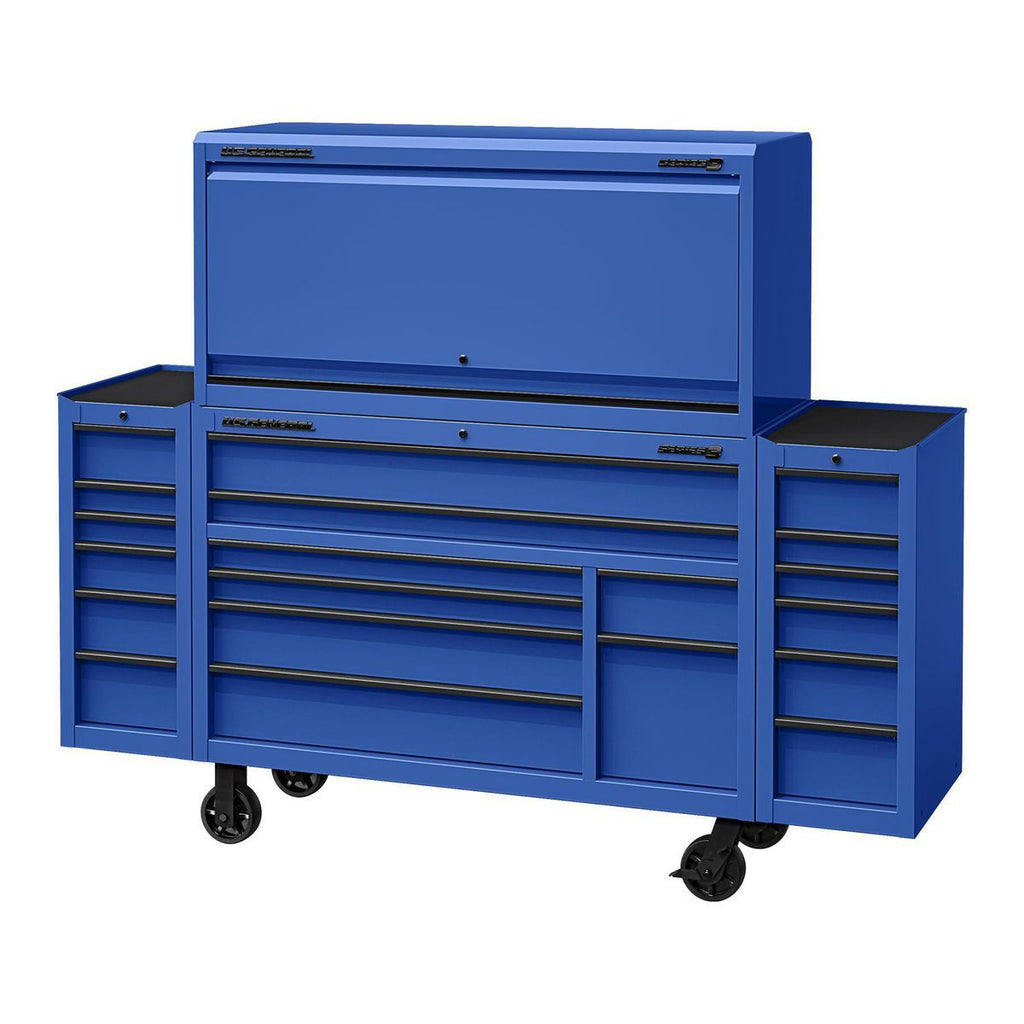 56 in. x 22 in. Blue Work Center Hutch G5097