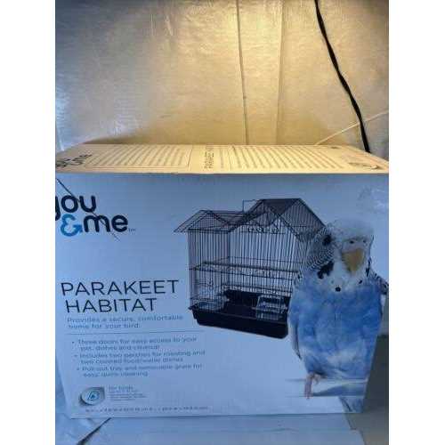Parakeet Ranch House Cage T13836