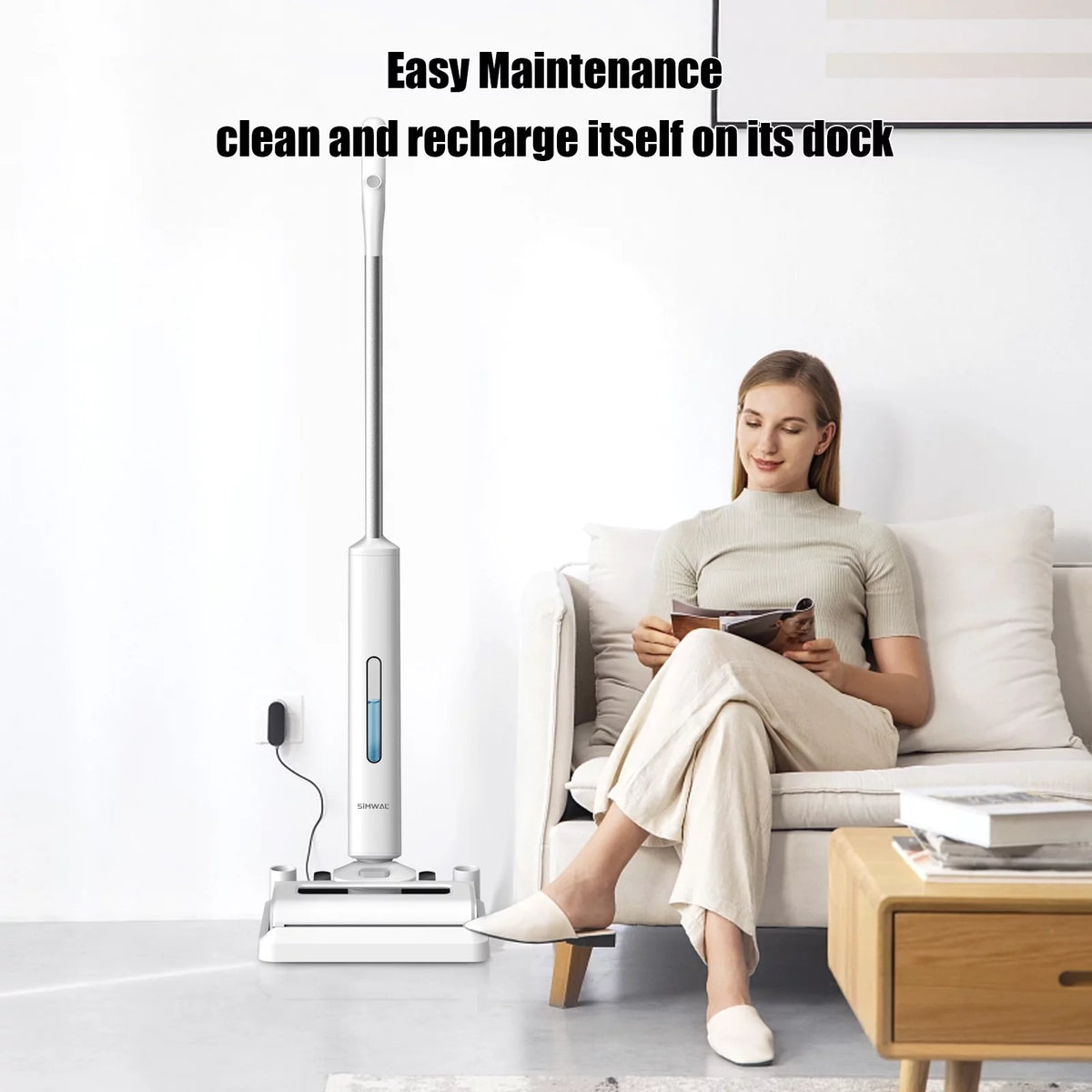 Wet Dry Cordless Vacuum and Mop with Self-Cleaning B4906