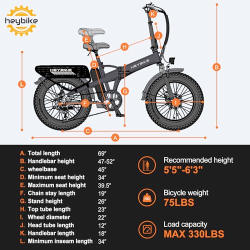 Foldable Fat Tire Electric Bike with 48V 12.5Ah Removable Battery C177304