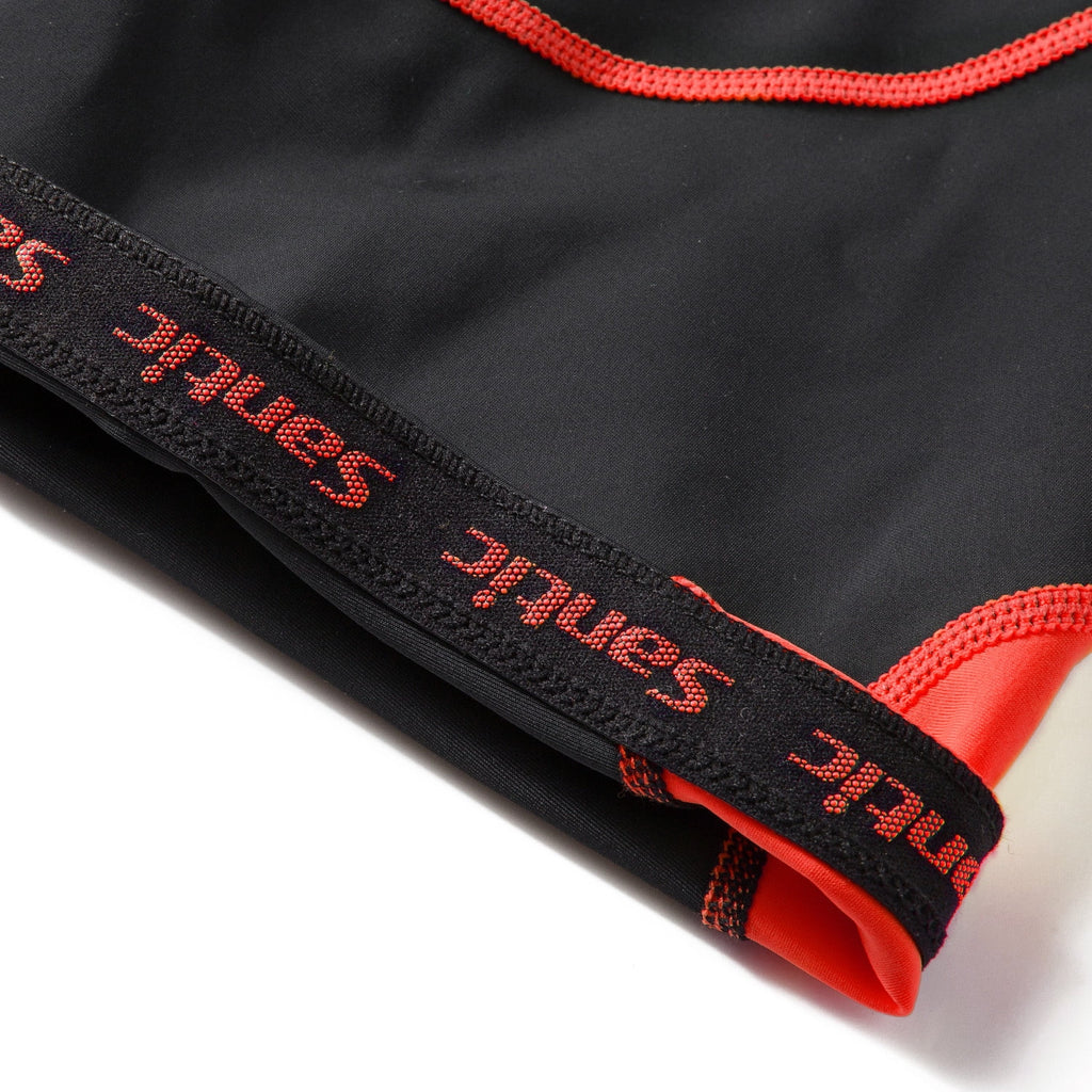 Red 2XL Padded Cycling Shorts S3737