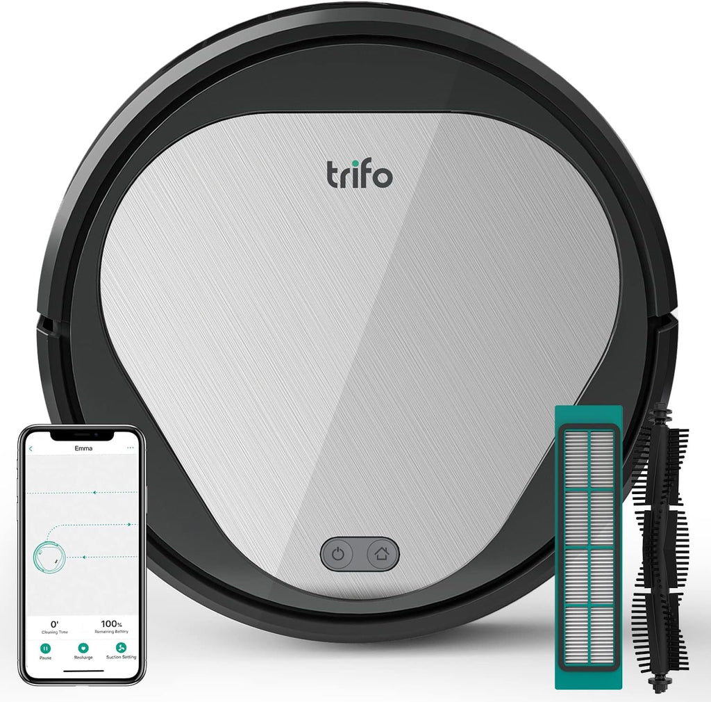 Robot Vacuum, 4000Pa Suction, 2600mAh Battery, Self-Charging Z9952