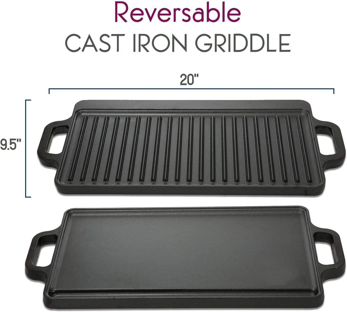 Cast Iron Griddle with Accessories I82661
