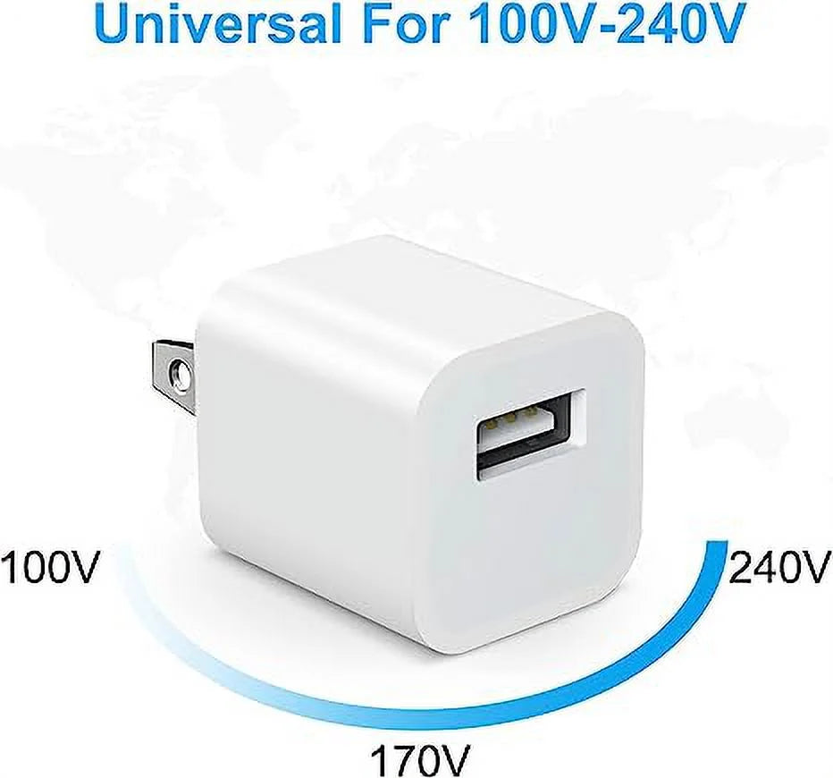 3 Pack iPhone Wall Charger with 6FT Charger Cord K149