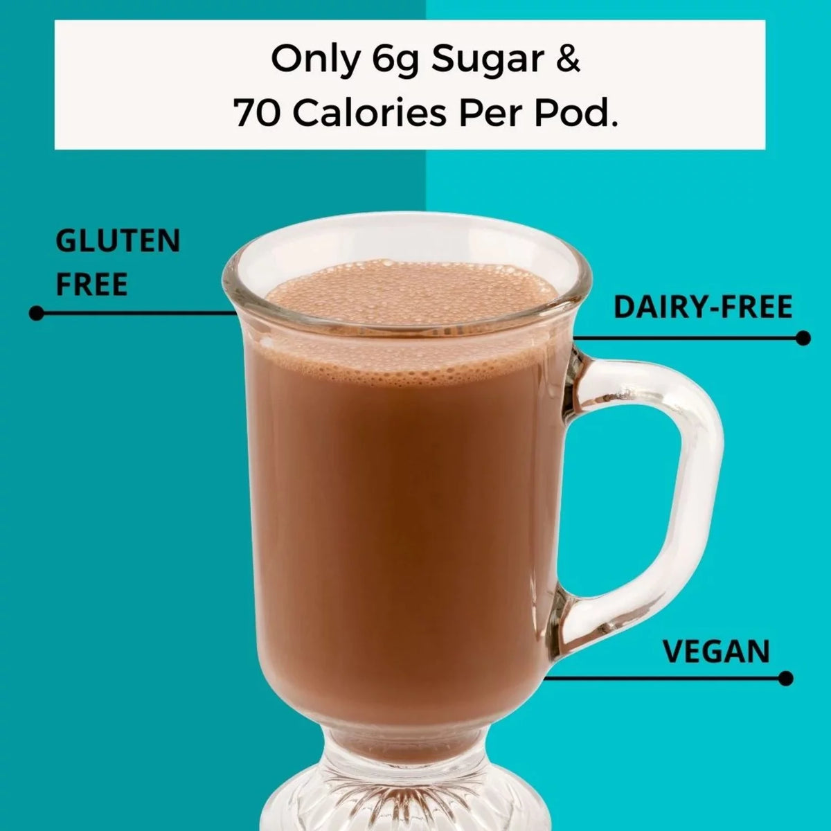 Dairy-Free Peppermint Hot Chocolate Pods T666