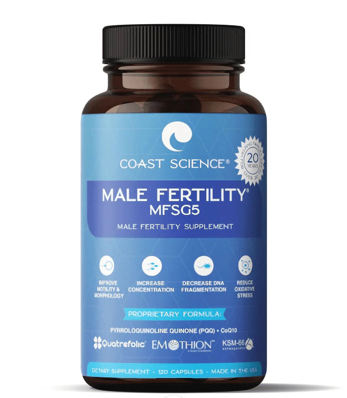 Male Fertility Supplement 120 capsules I852