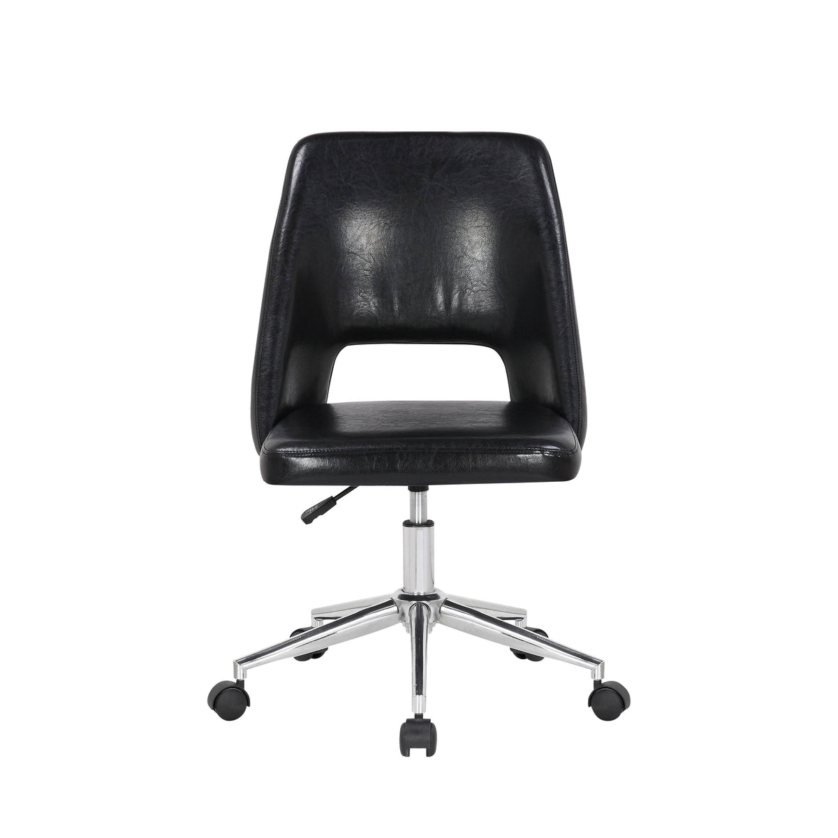 White Fabric Office Task Chair Q732