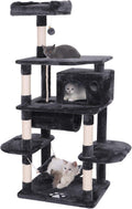 Light Grey Cat Tree with Sisal Scratching Posts V290