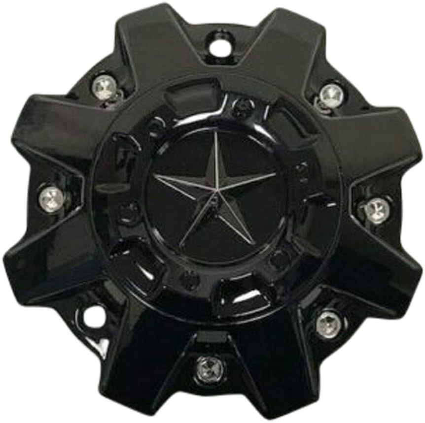 Gloss Black Wheel Center Cap Pack of 2 Z2881