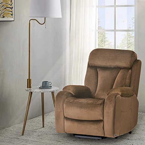Navy Blue Power Lift Recliner Chair Q33940