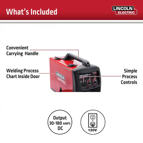 180 Amp Multi-Process Welder O6621