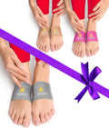Arch Support Sleeve Bundle of 3 Size Medium Steel Gray Desert Beige Flamingo Pink Y87246