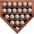 21 Baseball Ball Display Case Cabinet Wall Rack with Lockable G3122
