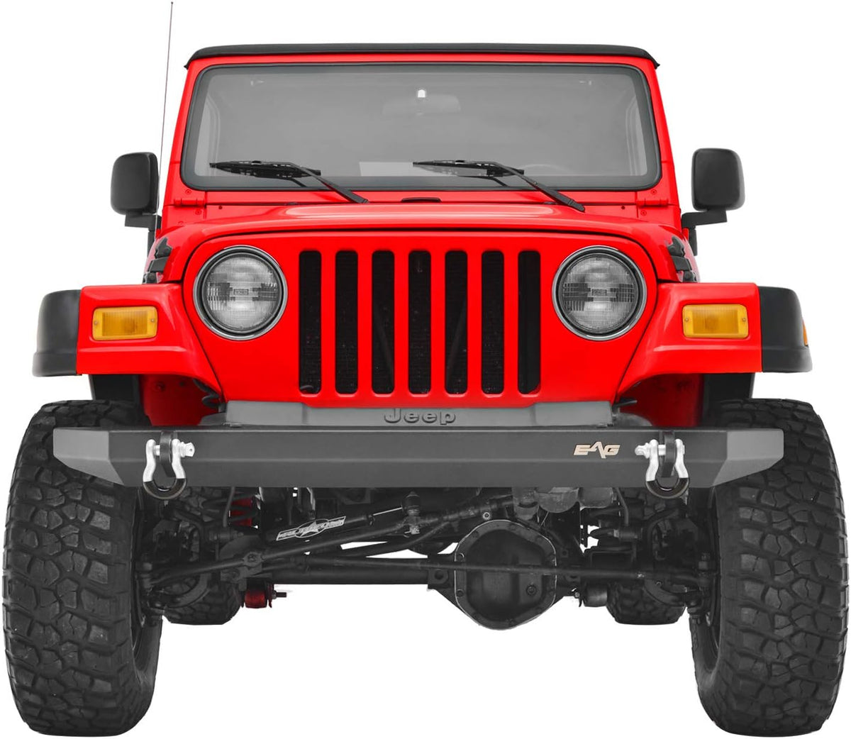 Black Textured Front Bumper A242